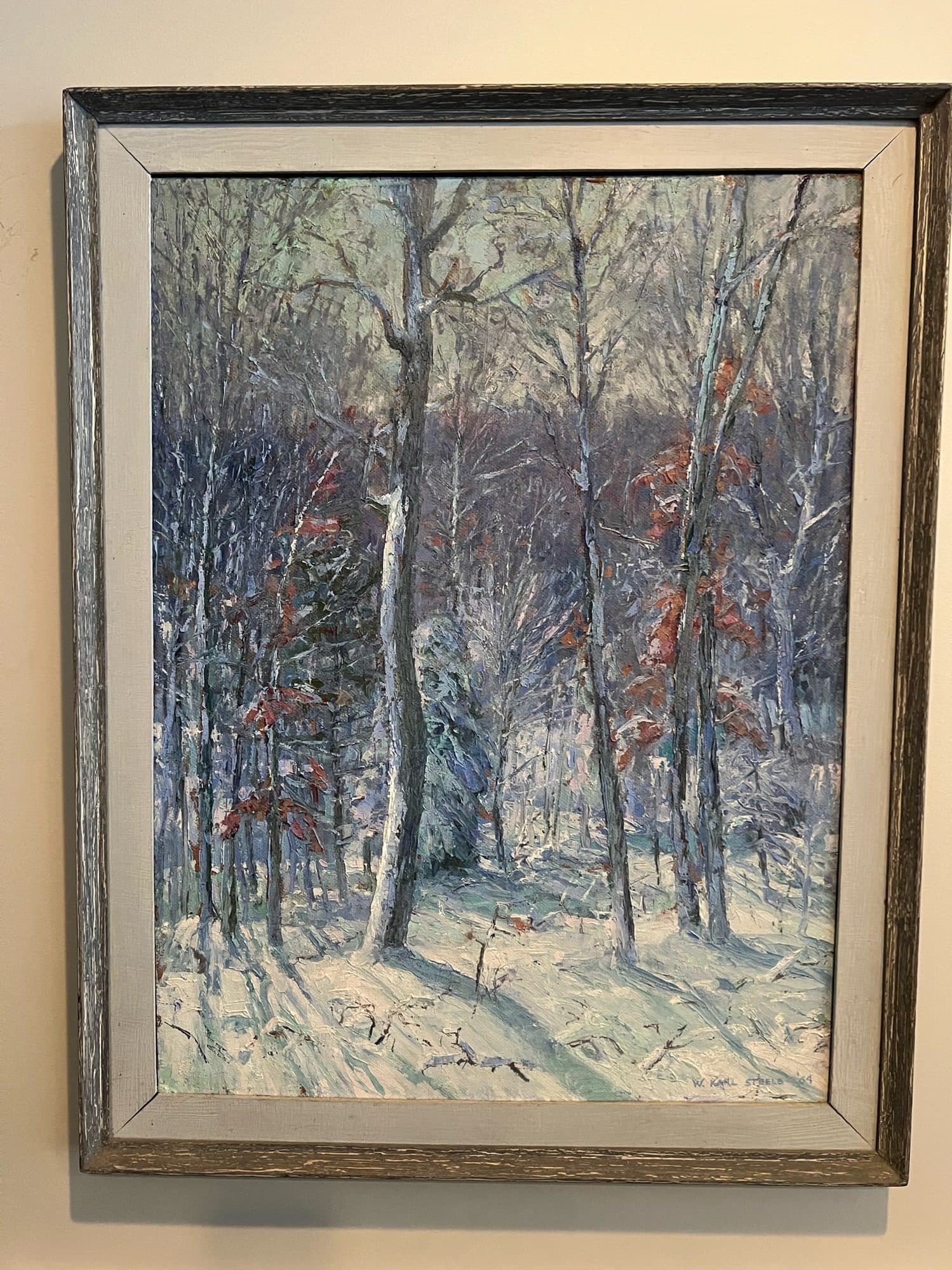 Snowy Birch Woods